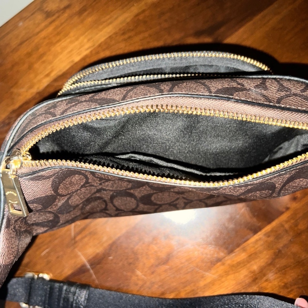 Coach Black and Brown Mini Bag - Picture 3 of 7